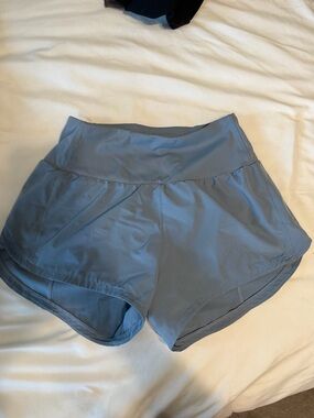 Women’s High-Waist Athletic Shorts - Blue